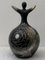 Moulded & Carved Resin Sculpture with Silver Gloss Finish, 1990s 1