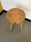 French Brutalist Stool in Pine, 1950s 9