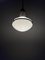 German Industrial Bauhaus Opaline Milk Glass Ceiling Pendant attributed to Peter Behrens for AEG, 1920s, Image 4