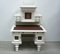 Antique White with Faux Leather Desk, Germany, 1880s 1