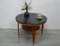 German Dark Grey Beechwood Model No 257 Round Coffee Table by Ilse for Ilse Möbel, 1950s 2