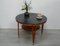 German Dark Grey Beechwood Model No 257 Round Coffee Table by Ilse for Ilse Möbel, 1950s, Image 2