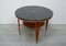 German Dark Grey Beechwood Model No 257 Round Coffee Table by Ilse for Ilse Möbel, 1950s 1