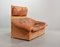 Cognac Patchwork Leather Sofa attributed to Gerard Van Den Berg, The Netherlands, 1970s, Image 4