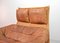 Cognac Patchwork Leather Sofa attributed to Gerard Van Den Berg, The Netherlands, 1970s, Image 9
