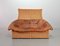 Cognac Patchwork Leather Sofa attributed to Gerard Van Den Berg, The Netherlands, 1970s, Image 25