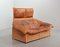 Cognac Patchwork Leather Sofa attributed to Gerard Van Den Berg, The Netherlands, 1970s 3