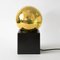 Vintage Gold Ball Table Lamp from Philips, 1970s 2