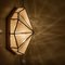 Octagonal Brass & Glass Ceiling Lamp or Sconce from Glashütte Limburg, 1970s, Image 7