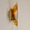Hand Blown Amber Murano Glass Wall Light, 1970s 7