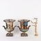 Vases in Silver-Plated Metal, Europe, 19th or 20th Century, Set of 2 2