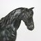 Bronze Pferd Figurine auf Holzsockel 3