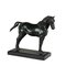 Bronze Pferd Figurine auf Holzsockel 1