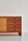 Dänischer Moderner Schrank aus Teak & Rattan, 1960er 8