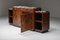 Art Deco Mahogany and Marble Credenza attributed to Charles Van Beerleir, Dutch, 1950s, Image 3