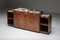 Art Deco Mahogany and Marble Credenza attributed to Charles Van Beerleir, Dutch, 1950s, Image 2