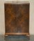 Antique Art Deco Burr Walnut Housekeepers Linen Cupboard from Waring & Gillow, Image 2