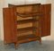 Antique Art Deco Burr Walnut Housekeepers Linen Cupboard from Waring & Gillow, Image 17