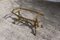 Vintage French Marble Brass Coffee Table, 1970s 9