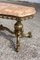 Vintage French Marble Brass Coffee Table, 1970s 7
