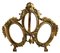 Lovers Knot Triple Picture Frame in Polished Brass form J.H. France, 1900s 9