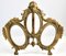 Lovers Knot Triple Picture Frame in Polished Brass form J.H. France, 1900s 2