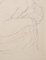 Gustav Klimt, Zusammengekauert sitzender Akt nach rechts, 1908/09, Bleistift auf Papier 6