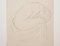 Gustav Klimt, Zusammengekauert sitzender Akt nach rechts, 1908/09, Crayon sur Papier 4