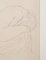 Gustav Klimt, Zusammengekauert sitzender Akt nach rechts, 1908/09, Bleistift auf Papier 5