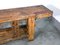 Vintage Eichenholz Tischler Tisch 7