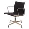 Ea-108 Stuhl aus schwarzem Hopsak von Charles Eames für Vitra 1