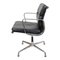 Ea-208 Softpad Chair in Black Leather & Chrome by Charles Eames for Vitra, 1990s, Image 4