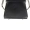 Ea-208 Softpad Chair aus schwarzem Leder & Chrom von Charles Eames für Vitra, 1990er 7