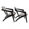 Butterfly Armchairs with Black Frame by Hans Wegner for Getama, 2000s, Set of 2 3