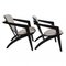 Butterfly Armchairs with Black Frame by Hans Wegner for Getama, 2000s, Set of 2, Image 3