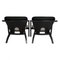 Butterfly Armchairs with Black Frame by Hans Wegner for Getama, 2000s, Set of 2, Image 4