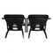 Poltrone Butterfly con struttura nera di Hans Wegner per Getama, inizio XXI secolo, set di 2, Immagine 4