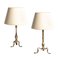 Harlequin Brass Pullman Lamps, 1910, Set of 2 2