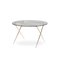 Low Table in Brass and Glass by Angelo Lelii, 1950s, Image 1