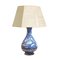 19th Century Chinese Porcelain Blue & White Vase Lamp, Image 1