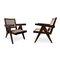 Easy Chairs in Sissoo by Pierre Jeanneret, 1950s, Set of 2 1