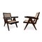 Sessel aus Sissoo von Pierre Jeanneret, 1950er, 2er Set 1