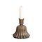 Indian Candleholder with Hookah Base in Bronze, Image 4