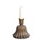 Indian Candleholder with Hookah Base in Bronze 2