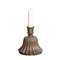 Indian Candleholder with Hookah Base in Bronze, Image 2