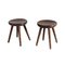 Four Legged Stools by Charlotte Perriand for Les Arcs, 1960s, Set of 2 1