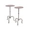 French Martini Tables in Wrought Iron, Set of 2 2