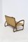 Italienischer Rationalistischer Loveseat aus Holz & Rattan, 1920er 2