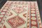 Vintage Turkish Red and Beige Wool Oushak Runner Rug, Anatolia, 1960s 4