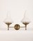 Wall Lamps in Glass, 1950s, Set of 2, Image 3